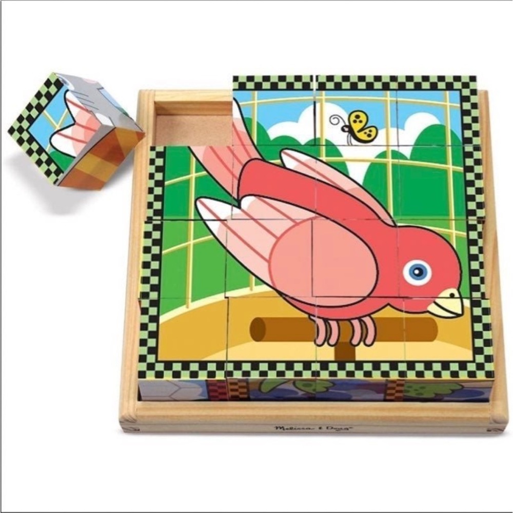 Melissa & Doug Colorful Animal Block Puzzle - Picture 2 of 7